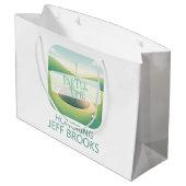 Golf Theme Groot Cadeauzakje (Achterkant Gekanteld)