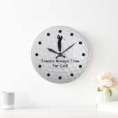 Golf Theme Mans Cave Wall Clocks Grote Klok (Huis)