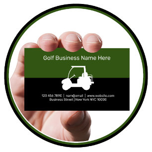 Golf Theme Modern Visitekaartjes