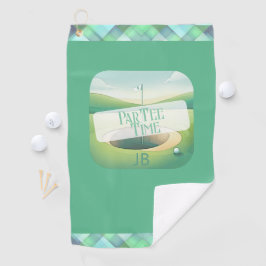 Golf Theme Par T-shirt gepersonaliseerd Golfhanddoek