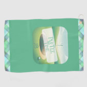 Golf Theme Par T-shirt gepersonaliseerd Golfhanddoek (Horizontaal)