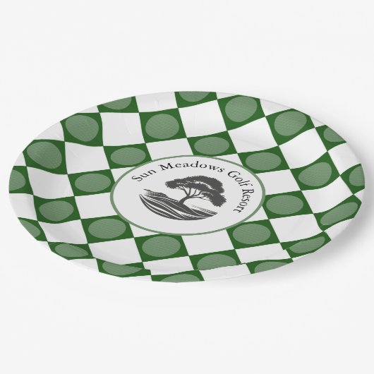 Golf Theme Party Bord (Gekanteld)