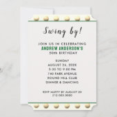 Golf Theme Party Kaart (Voorkant)