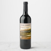  Golf Theme Retirement Wine Label Wijn Etiket (Voorkant)