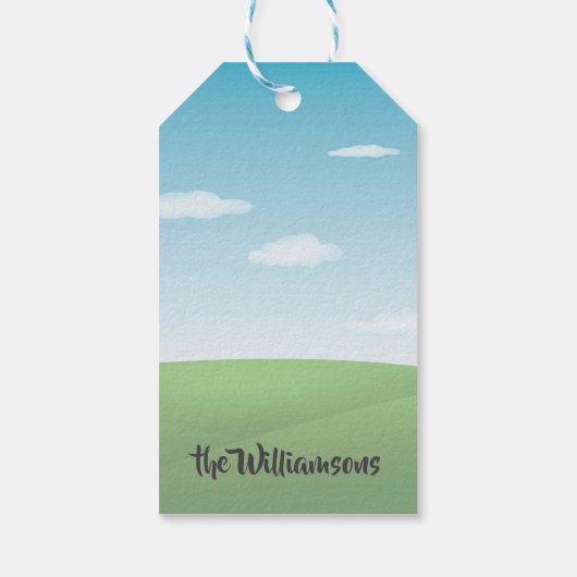 Golf Theme Rizz the Season 67 Name Cadeaulabel (Achterkant)