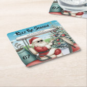 Golf Theme Rizz the Season 67 Name Kartonnen Onderzetters (Schuin)