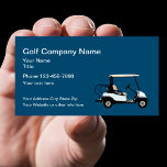 Golf Theme Simple Visitekaartje<br><div class="desc">Eenvoudig visitekaartje voor een golfbedrijf dat is ontworpen met grafisch afbeelding van een golfkar die u op onze kaarten kunt gebruiken of kunt vervangen door uw eigen logo of afbeelding. Kan worden gebruikt voor een golfbaan, golflessen, verkoop van golfkarretjes, service en reparaties.</div>