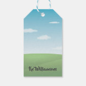 Golf Theme Tees the Season Name Cadeaulabel (Achterkant)