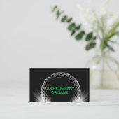 Golf Theme Trainer Instructor Visitekaartje (Staand voorkant)