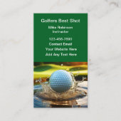 Golf Theme Visitekaartjes Design (Voorkant)