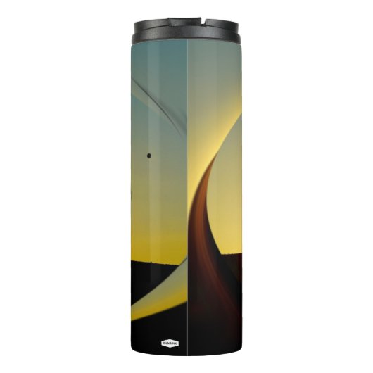 Golf Theme Water Bottle - HAMbWG Thermosbeker (Achterkant)