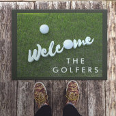 Golf Theme Welkom Golfers Doormat Deurmat