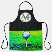 Golf Thgerespecteerde Mannen van de Monogram Cool  Schort (Voorkant)