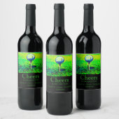 Golf Thgerespecteerde Wedding Wine Labels Wijn Etiket (Flessen)