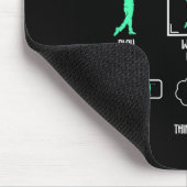 Golf Things I Do In My Spare Time Golfer Kids Boys Muismat (Hoek)