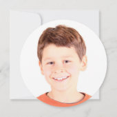 Golf Thleparty Fotouitnodiging Kaart (Achterkant)