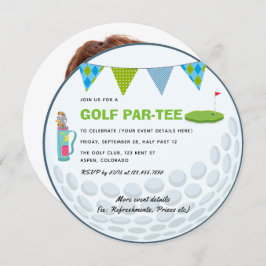 Golf Thleparty Fotouitnodiging Kaart
