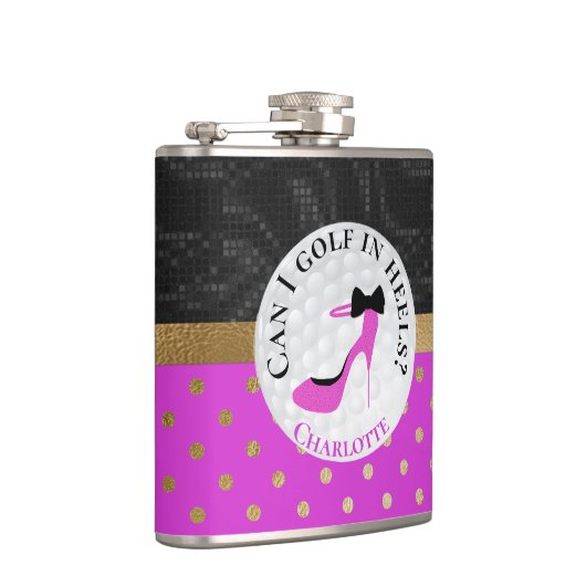 Golf ThMED Girly Pink en Black Heupfles (Rechts)