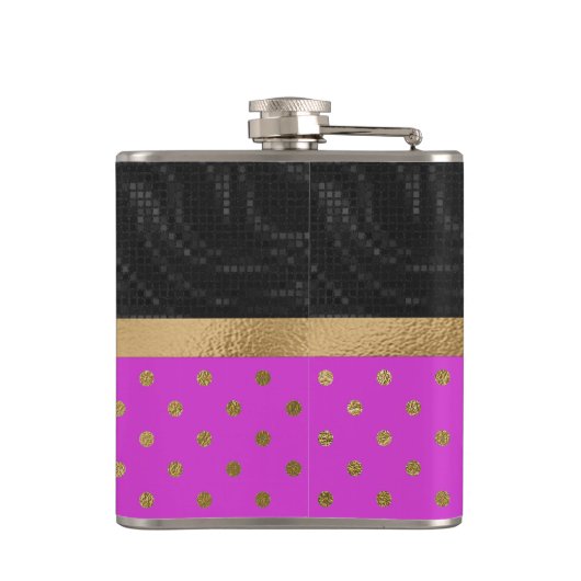 Golf ThMED Girly Pink en Black Heupfles (Achterkant)