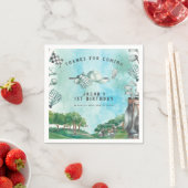 Golf Threspect Birthday Party Napkins Servet (Insitu)