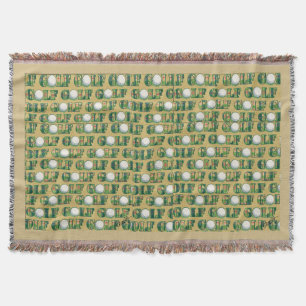 Golf Throw Blanket Deken