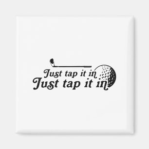 Golf Tik Het Aan Funny Golf Speler Golfen Srt Magneet