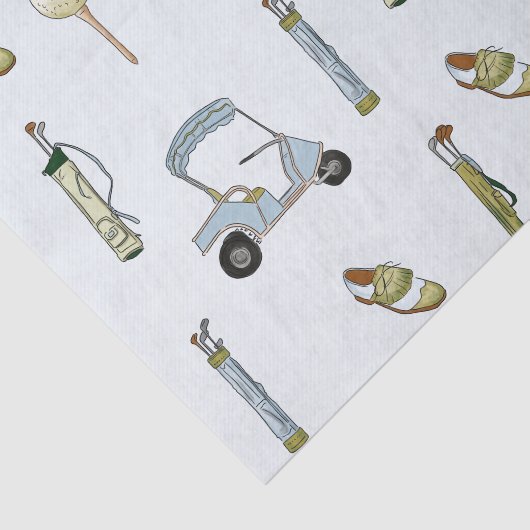 Golf Tissuepapier (Detail)