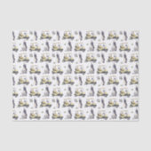 Golf Tissuepapier, Golfer Decoupage Tissuepapier (Voorkant)