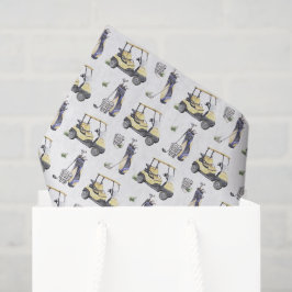 Golf Tissuepapier, Golfer Decoupage Tissuepapier
