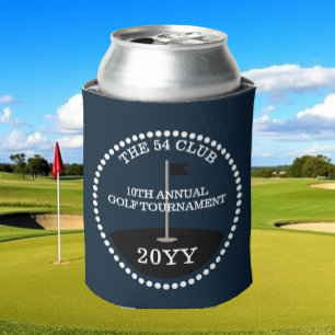 Golf Toernooi Club Naam Jaar Blauw Blikjeskoeler