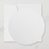 Golf Toernooi Golf Ball uitnodiging (Achterkant)