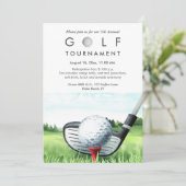 Golf Toernooi jaarlijkse uitnodiging (Staand voorkant)