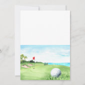 Golf Toernooi jaarlijkse uitnodiging (Achterkant)