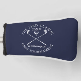 Golf Toernooi Klassiek Evenement Navy Blue Golfheadcover