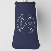 Golf Toernooi Klassiek Evenement Navy Blue Golfheadcover (Draai 90)