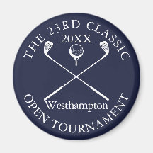 Golf Toernooi Klassieke Evenement Navy Blue
