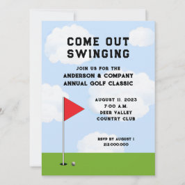 Golf Toernooi Uitnodiging