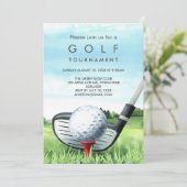 Golf Toernooi Uitnodiging (Staand voorkant)