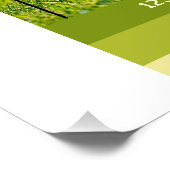 Golf Toernooi Uitnodiging personaliseren Perfect Poster (Hoek)