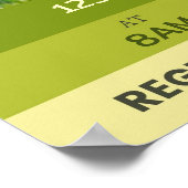 Golf Toernooi Uitnodiging personaliseren Poster (Hoek)