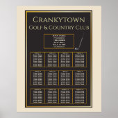 Golf Toernooi 🏌 Zittabel Poster (Voorkant)
