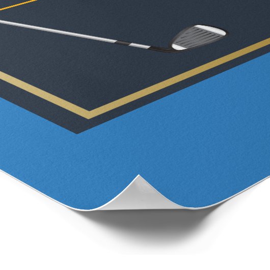 Golf Toernooi 🏌 Zittabel Poster (Hoek)