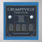 Golf Toernooi 🏌 Zittabel Poster (Voorkant)