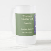 Golf 🏌 Toernooiprijs Matglas Bierpul (Voorkant links)