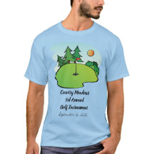 Golf Tournament Country Club Charity Event T-shirt