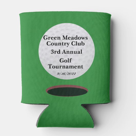 Golf Tournament Country Club Charity Koelbox Blikjeskoeler (Achterkant)