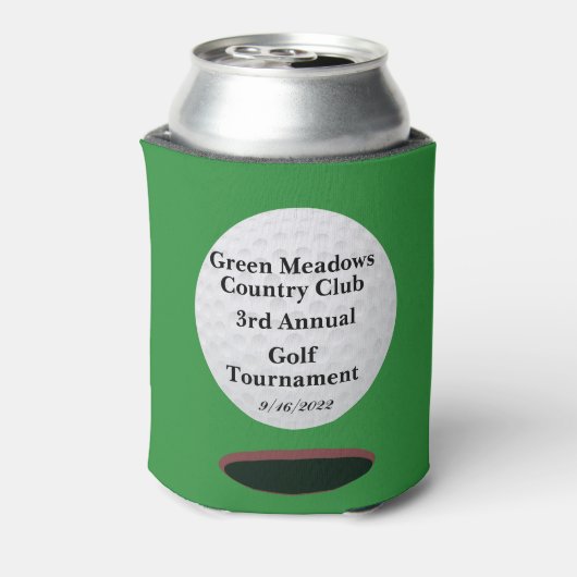 Golf Tournament Country Club Charity Koelbox Blikjeskoeler (Blikje Achterkant)