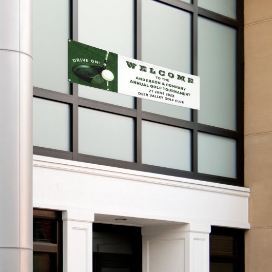 Golf Tournament Event Banner (Buitenkant Gebouw)