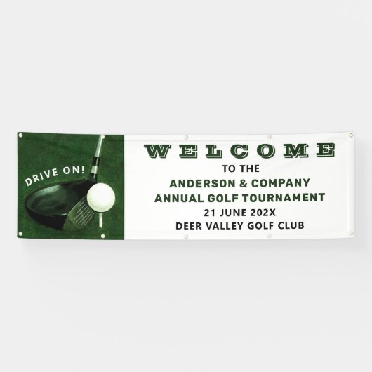 Golf Tournament Event Banner (Horizontaal)