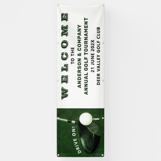 Golf Tournament Event Banner (Verticaal)